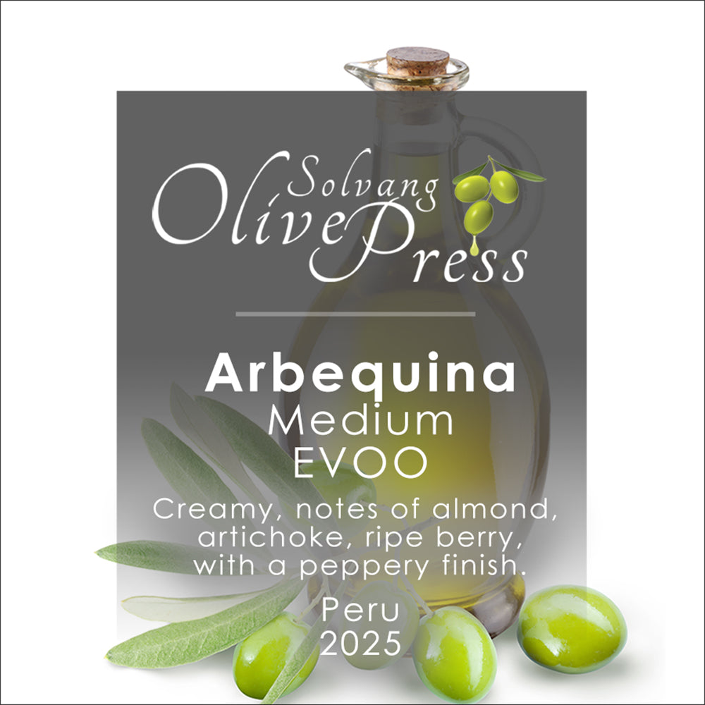 Arbequina Ultra Premium Extra Virgin Olive Oil, Medium Intensity
