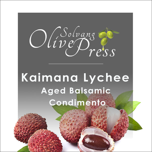 Kaimana Lychee White Balsamic – Solvang Olive Press