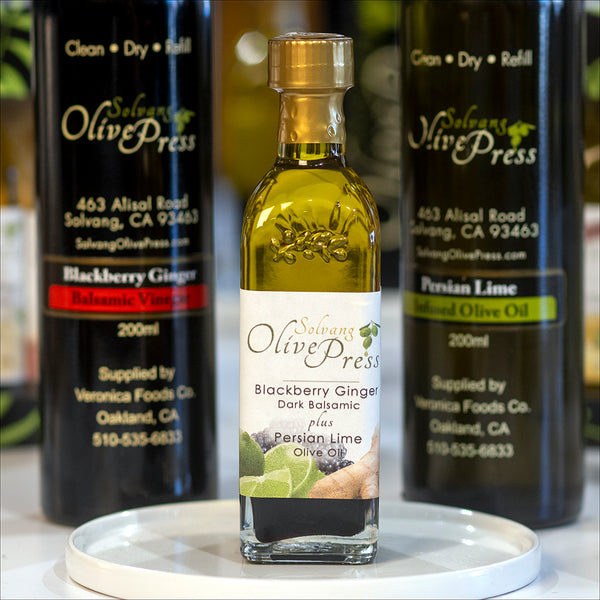 BlackberryGinger plus Persian Lime Olive Oil 60 ML Solvang Olive Press