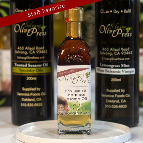 Ginger and Black Garlic Infused Olive Oil