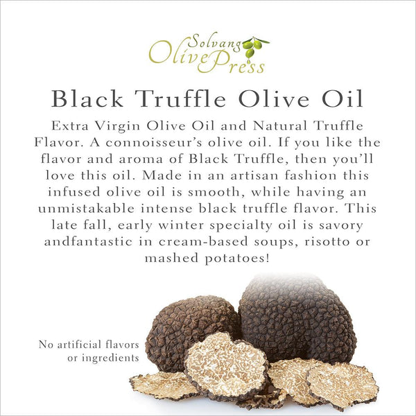 Black Truffle Olive Oil Solvang Olive Press