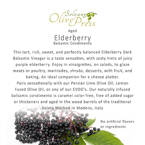 Elderberry Dark Balsamic Vinegar