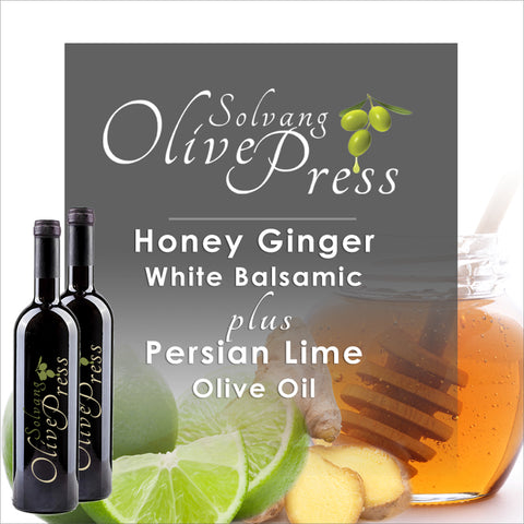 Sicilian Lemon Balsamic Vinegar and Basil Olive Oil