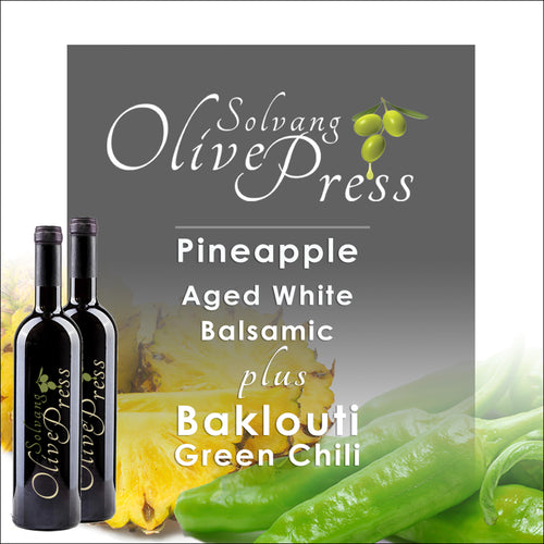 Baklouti Green Chili with Golden Pineapple White Balsamic Vinegar