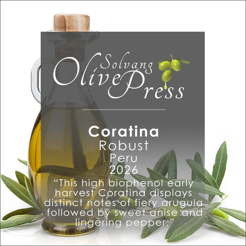 California Arbequina Premium Extra Virgin Olive Oil, Mild Intensity 234ppm