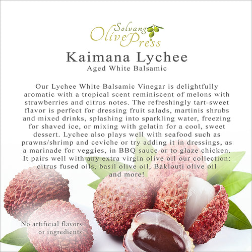 Kaimana Lychee White Balsamic