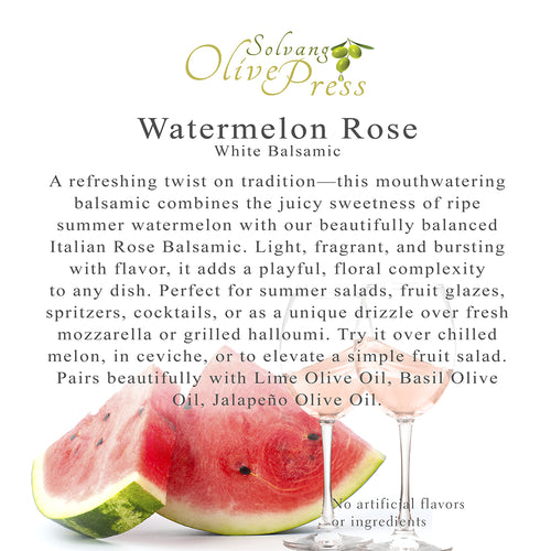 Watermelon Rosé Aged White Balsamic Vinegar