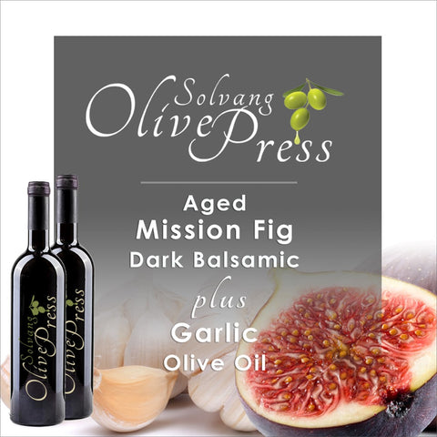 Sicilian Lemon Balsamic Vinegar and Mushroom Sage Olive Oil