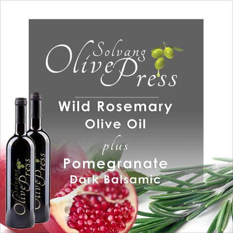 Pomegranate-Quince Balsamic Vinegar and Persian Lime Olive Oil