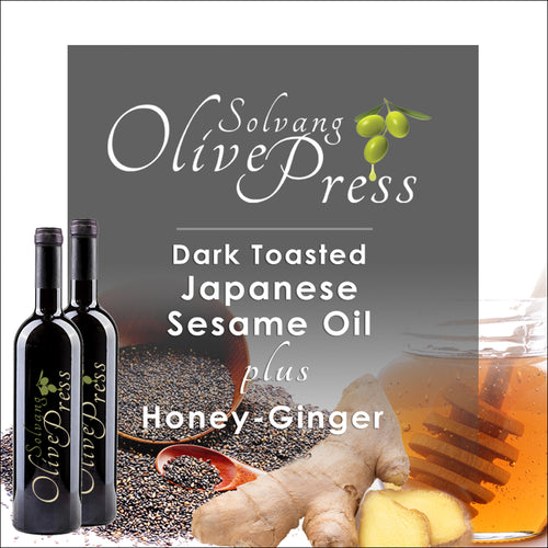 Toasted Sesame Oil and Honey Ginger White Balsamic Vinegar