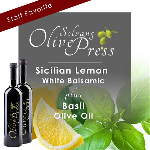 Apple Balsamic Vinegar and Rosemary Olive Oil