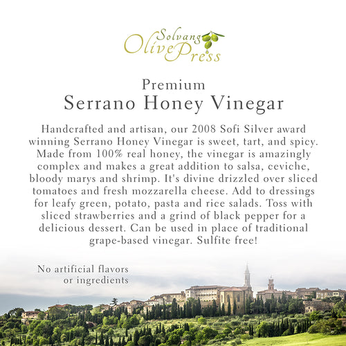 Serrano Honey Vinegar