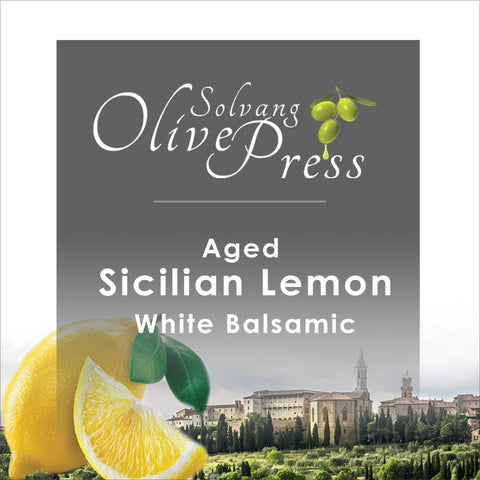 Premium Sicilian Lemon White Balsamic Vinegar at the Olive Oil Store