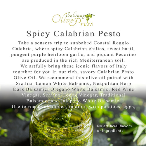 Spicy Calabrian Pesto Infused Olive Oil